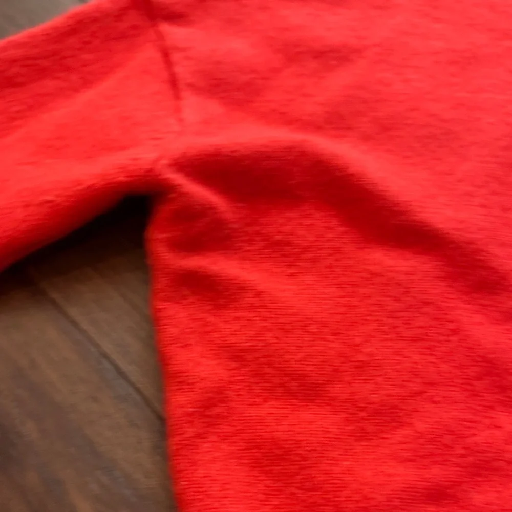 Athleta Alpine Crewneck Women's Red Merino Wool / Cashmere Sweater XXS - C13-004